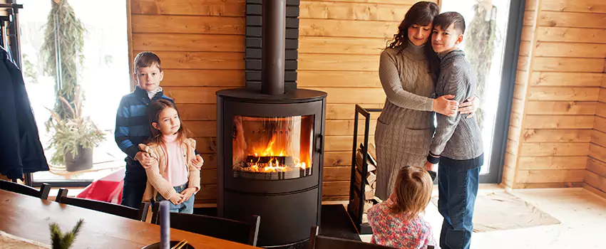Morso Cast Iron Fireplace Insert Installation in Bartlett, Illinois