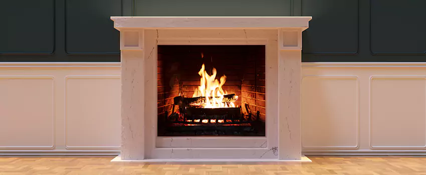 Open Flame Wood-Burning Fireplace Installation Services in Bartlett, Illinois