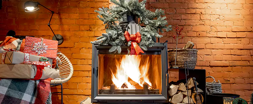 Travis Industries Linear Gas Fireplace Installation in Bartlett, Illinois