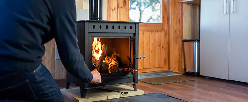Open Hearth Wood Fireplace Installation in Bartlett, IL