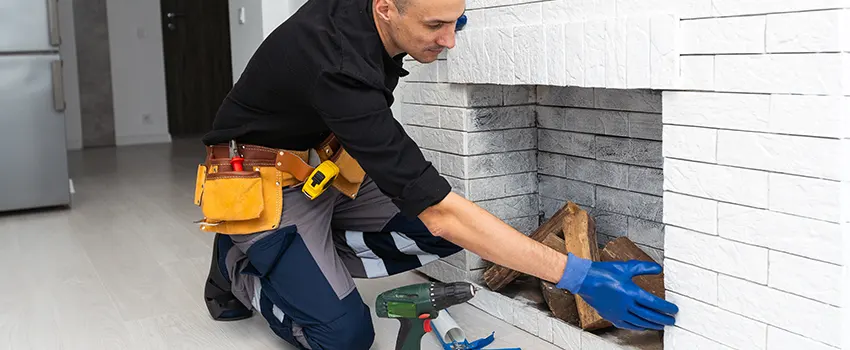 Fireplace Damaged Damper Frame Repair Services in Bartlett, Illinois